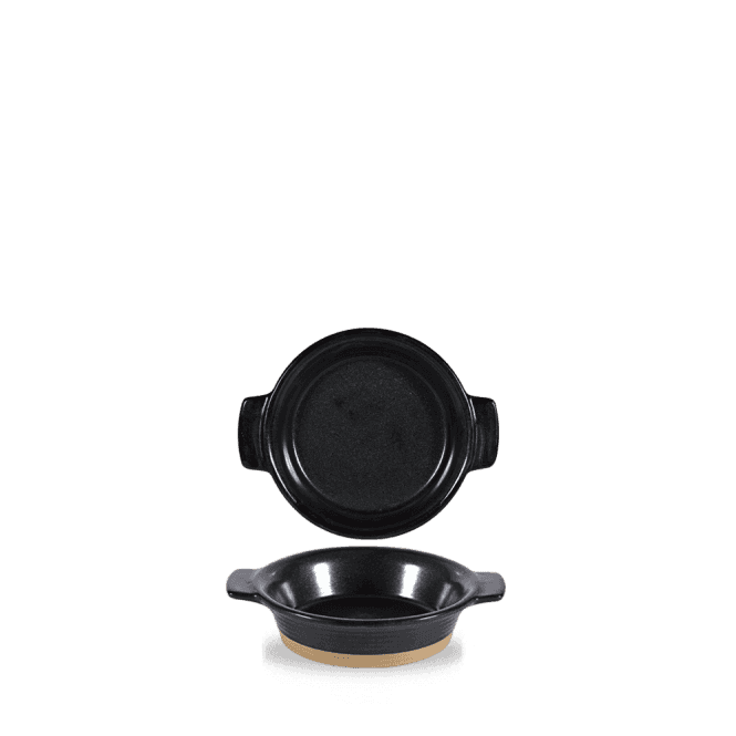 Churchill Igneous Black Individual Dish 6.6oz | Box of 6