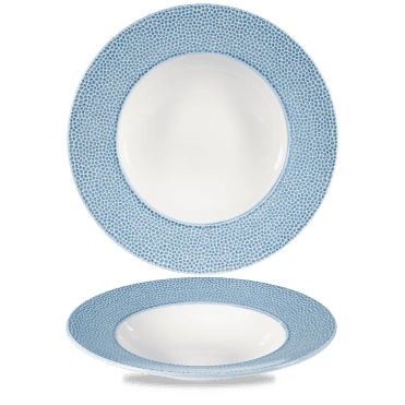 Isla Spinwash Ocean Blue Wide Rim Bowl 11" | Box of 12