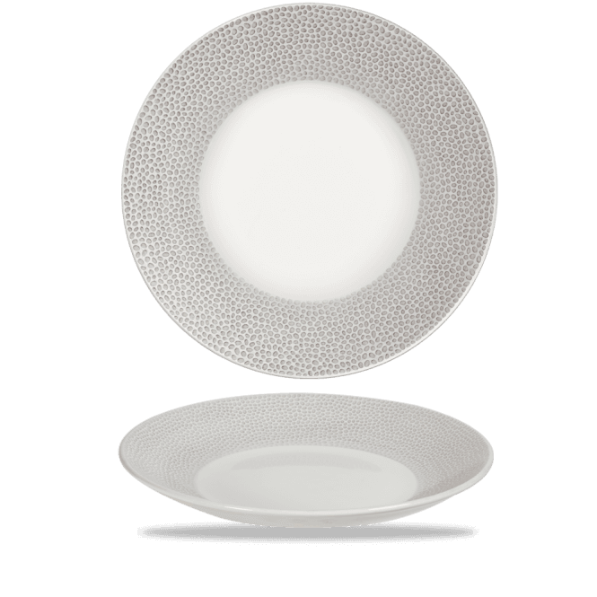Churchill Isla Spinwash Shale Grey Deep Coupe Plate 10 5/8