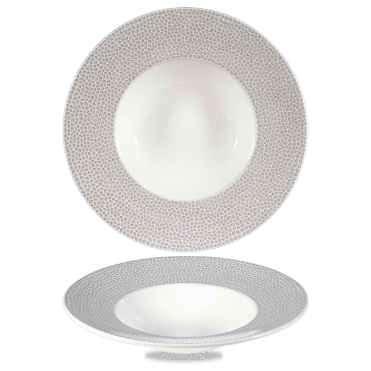 Isla Spinwash Shale Grey Wide Rim Bowl 11" | Box of 12