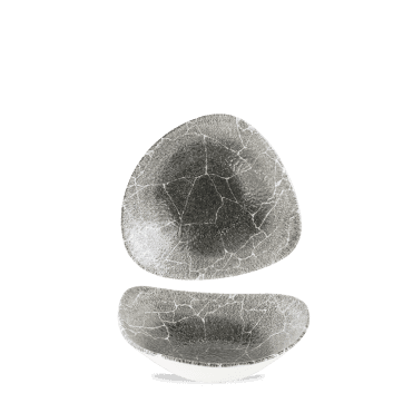 Kintsugi Reverse Quartz Black Lotus Bowl 7" | Box of 12