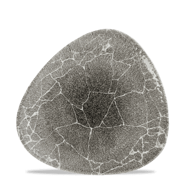 Kintsugi Reverse Quartz Black Lotus Plate 9 5/8" | Box of 12