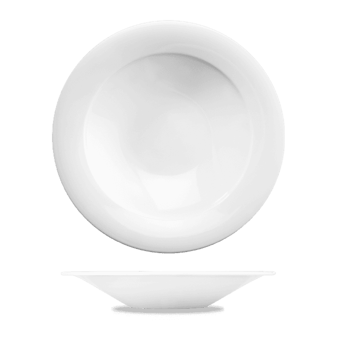 Churchill Menu Porcelain Mid Rim Pasta Bowl 11.5