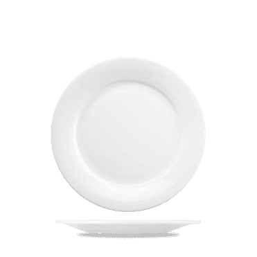 Menu Porcelain Mid Rim Plate 6.75" | Box of 6