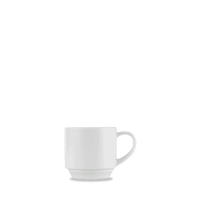 Churchill Menu Porcelain Stacking Teacup 7 1/2oz | Box of 6