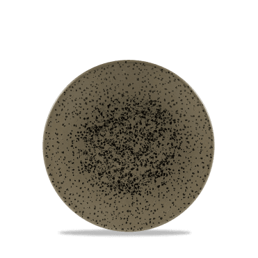 Menu Shades Caldera Flint Grey Coupe Plate 6" | Box of 6