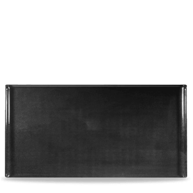 Churchill Plastic Rect Blk Melamine Tray 20 7/8