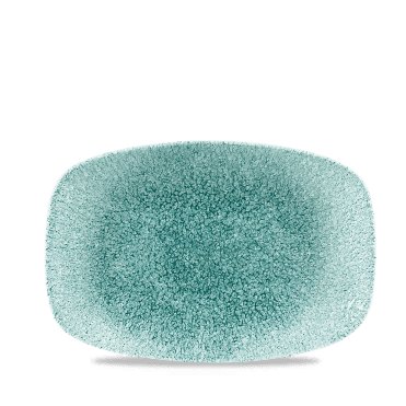 Raku Jade Green Chefs Oblong Plate 9.35"X6.2" | Box of 12