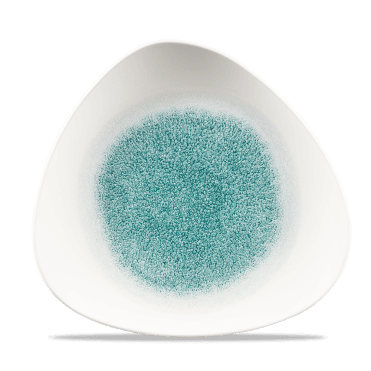 Raku Jade Green Lotus Plate 11 1/4" | Box of 12
