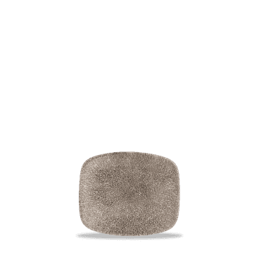 Raku Quartz Black Oblong Chefs Plate 6 X 5" | Box of 12
