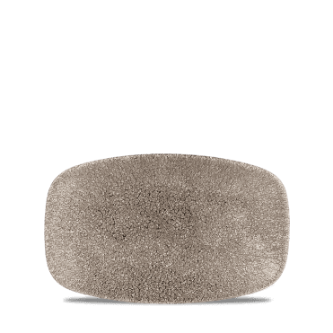 Raku Quartz Black Oblong Chefs Plate 7 4/5 X 4 3/4" | Box of 12