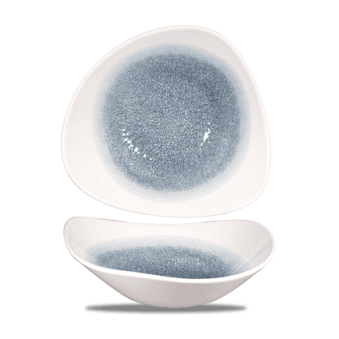 Churchill Raku Topaz Blue Lotus Bowl 23.5cm | Box of 12