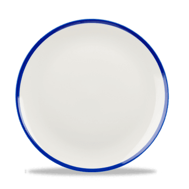 Retro Blue Coupe Plate 10.25" | Box of 12