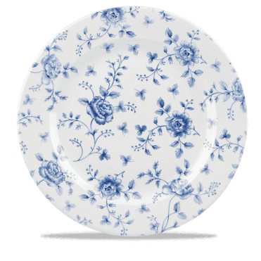Rose Chintz Prague Profile Plate 12" | Box of 6