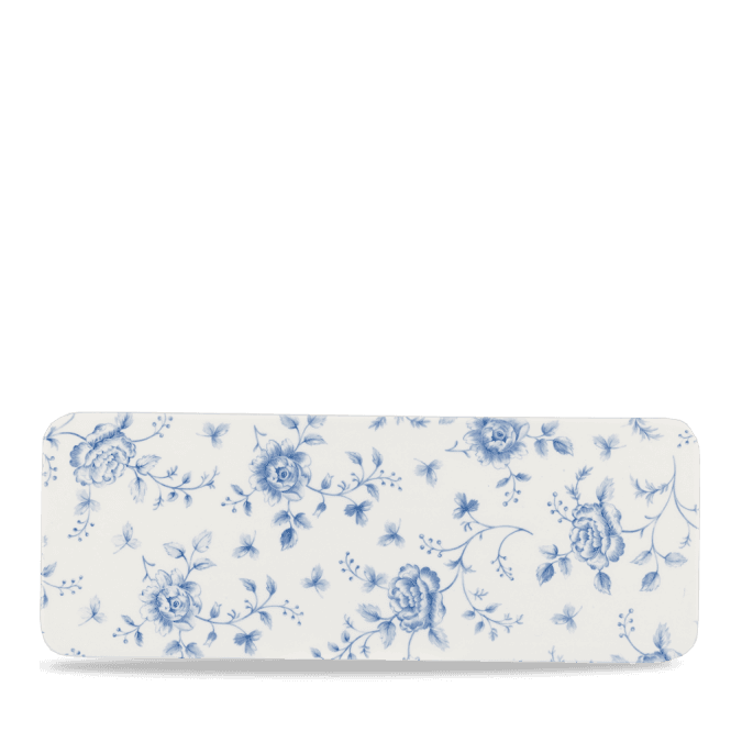 Churchill Rose Chintz Prague Rect Tile 14 6/8X5 1/2