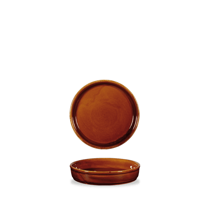 Churchill Rustics Brown Mezze Dish 4.4