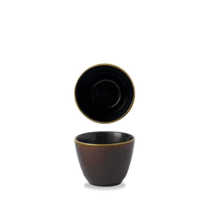Churchill Siena Brown Contour Chip Mug 10oz | Box of 12