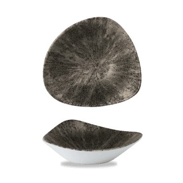 Stone Quartz Black Lotus Bowl 9" | Box of 12