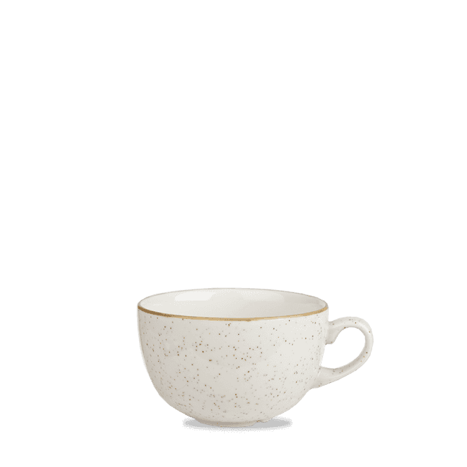 Churchill Stonecast Barley White Cappuccino Cup 40cl | Box of 6