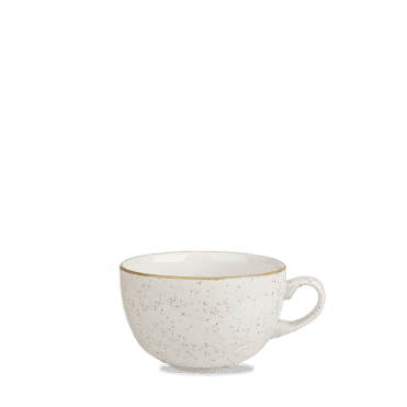Stonecast Barley White Cappuccino Cup 40cl | Box of 6