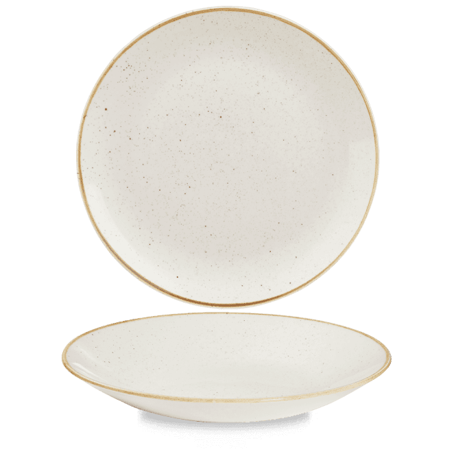 Churchill Stonecast Barley White Deep Coupe Plate 11