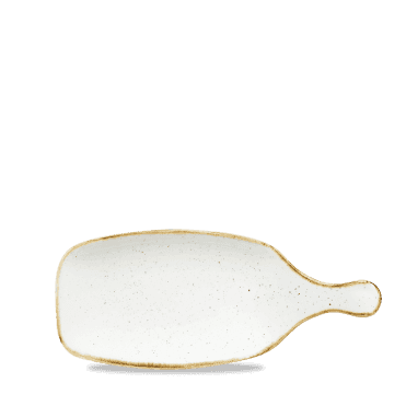 Stonecast Barley White Handled Paddle 11X4 3/4" | Box of 6