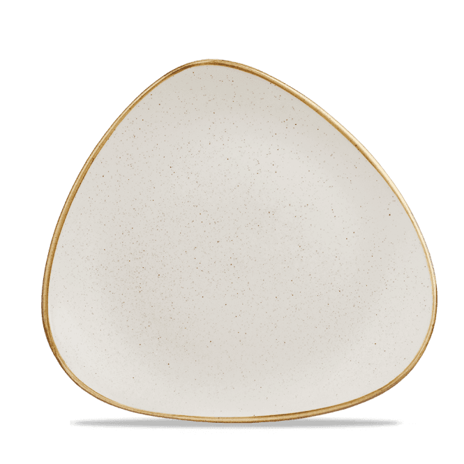 Churchill Stonecast Barley White Lotus Plate | Box of 12
