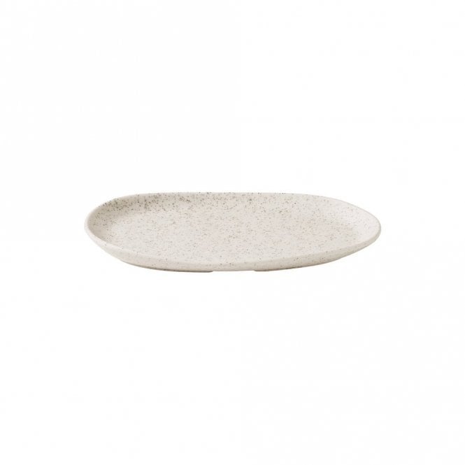 Churchill Stonecast Barley White Natural Organic Platter 10 1/4 X 5 7/8 | Box of 6