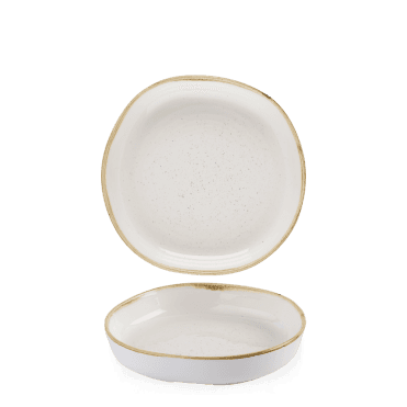Stonecast Barley White Organic Walled Bowl 7 7/8" | Box of 6
