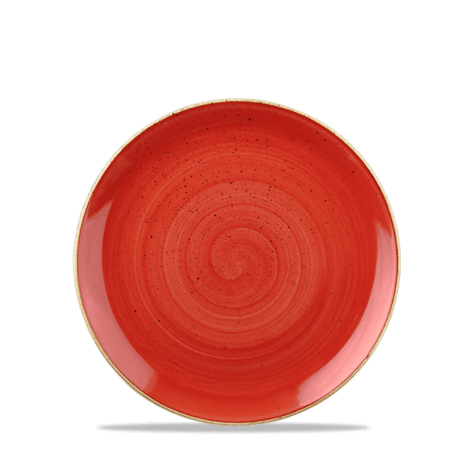 Churchill Stonecast Berry Red Evolve Coupe Plate 6.5
