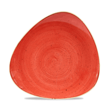 Stonecast Berry Red Lotus Plate 11 1/4" | Box of 12
