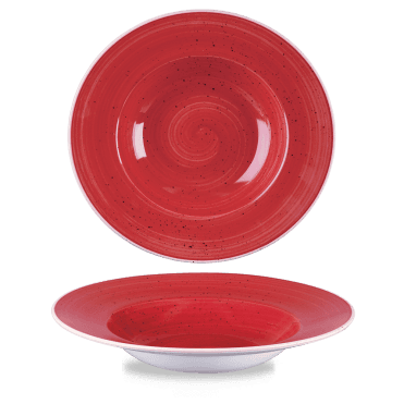 Stonecast Berry Red Profile Wide Rim Bowl Large 10.90" | Box of 12