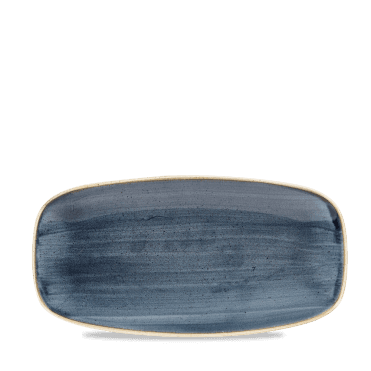 Stonecast Blueberry Chefs Oblong Plate 13 7/8X7 3/8" | Box of 6