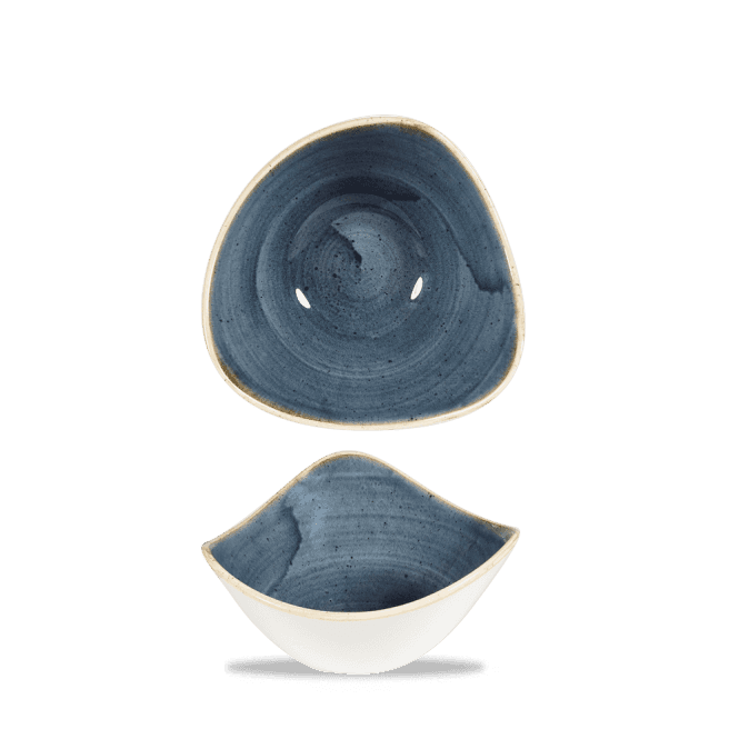 Churchill Stonecast Blueberry Lotus Bowl 6