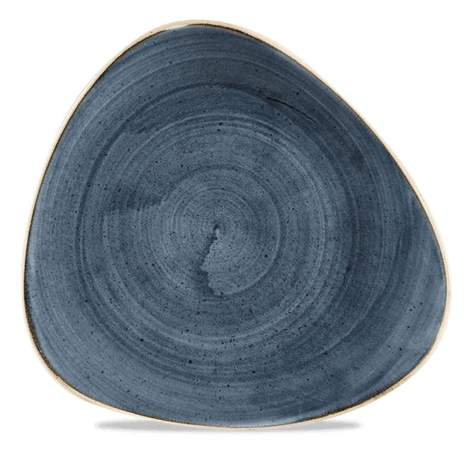 Churchill Stonecast Blueberry Lotus Plate 11 1/4
