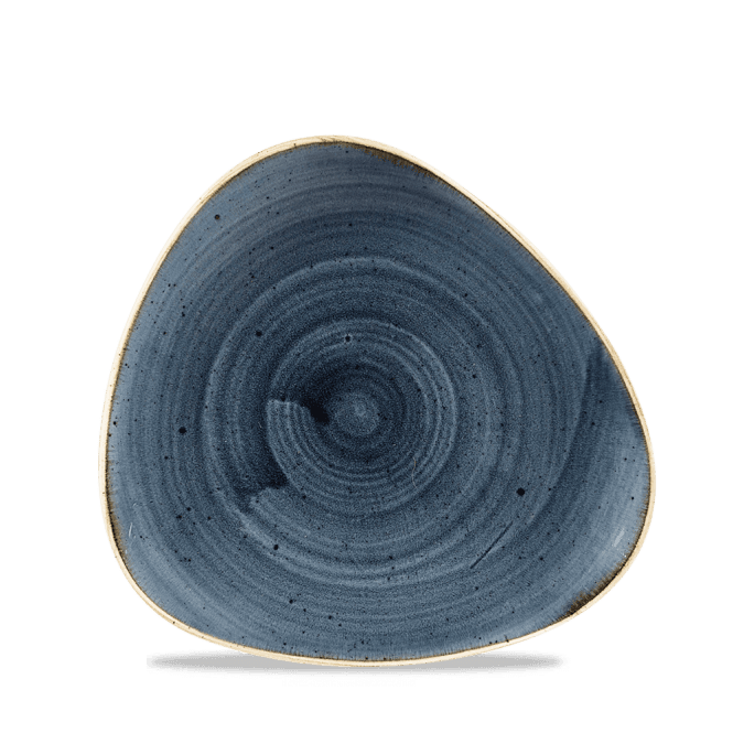 Churchill Stonecast Blueberry Lotus Plate 8