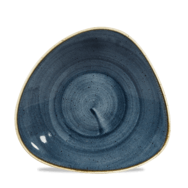 Stonecast Blueberry Triangle Shallow Bowl 10 3/4"X10 1/2" | Box of 12