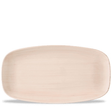 Stonecast Canvas Coral Chefs Oblong Plate 13 7/8X7 3/8" | Box of 6