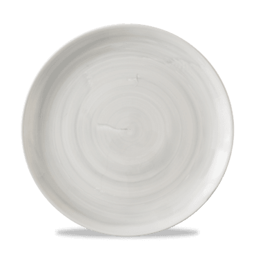 Stonecast Canvas Grey Evolve Coupe Plate 10.25" | Box of 12