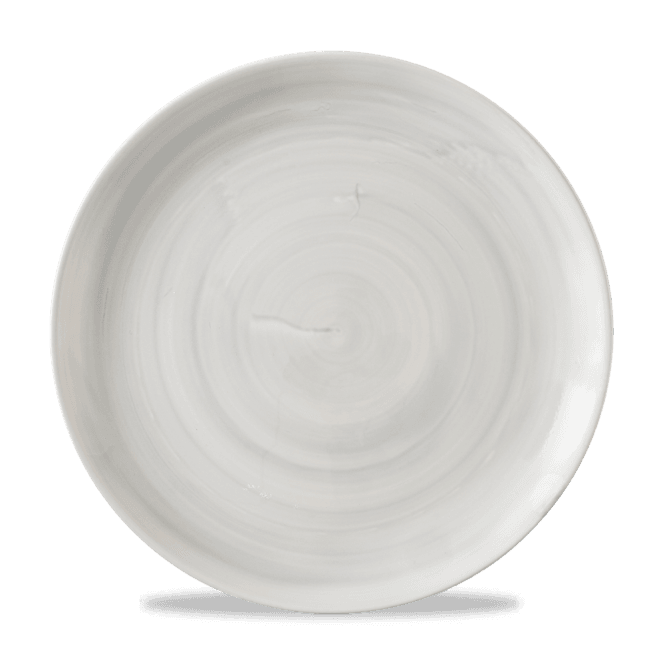 Churchill Stonecast Canvas Grey Evolve Coupe Plate 11.25