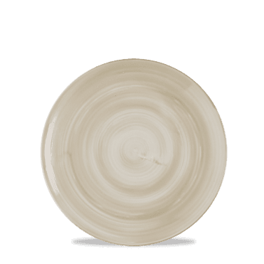 Stonecast Canvas Natural Evolve Coupe Plate 6.5" | Box of 12