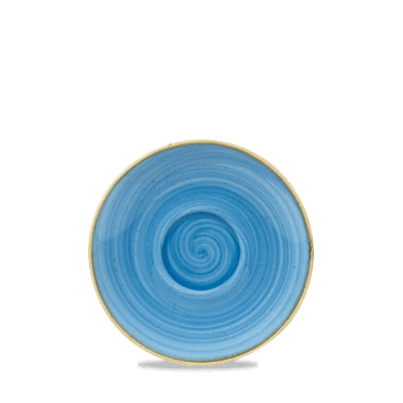 Stonecast Cornflower Blue Cappuccino Saucer 15.6cm | Box of 12