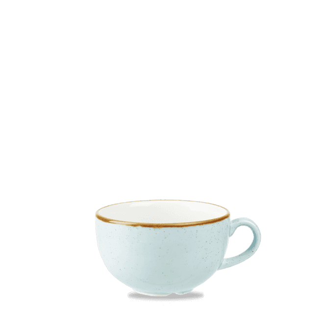 Churchill Stonecast Duck Egg Cappuccino Cup 40cl | Box of 6