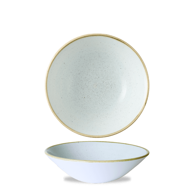 Churchill Stonecast Duck Egg Evolve Deep Coupe Bowl 7 1/2