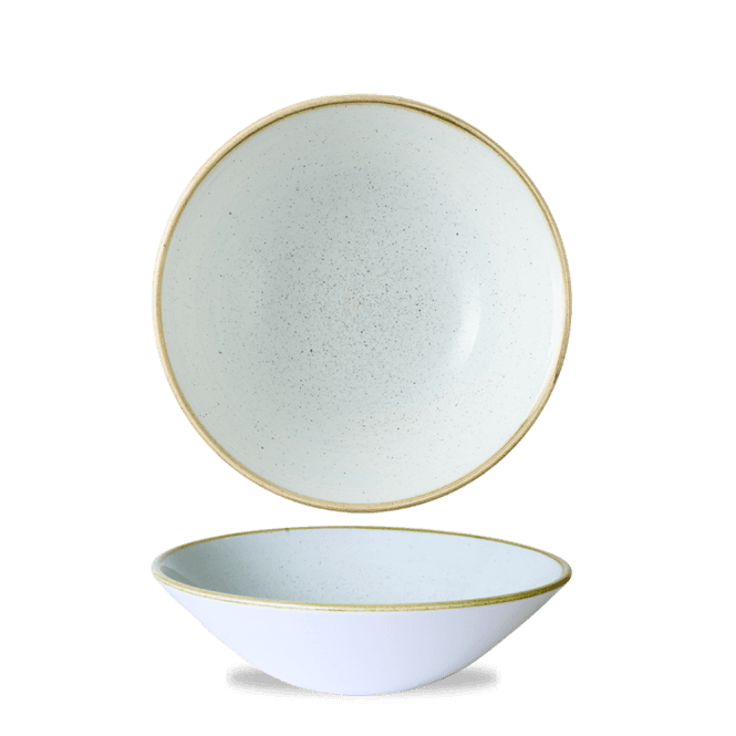 Churchill Stonecast Duck Egg Evolve Deep Coupe Bowl 8 2/3