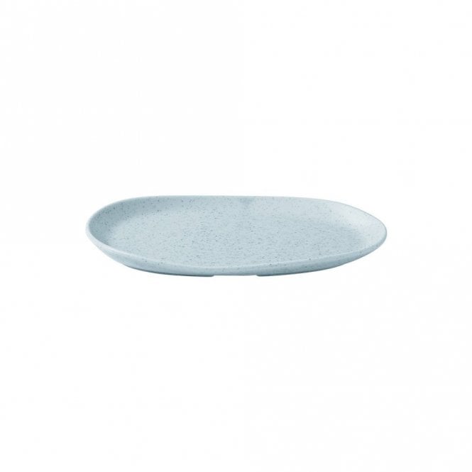Churchill Stonecast Duck Egg Natural Organic Platter 10 1/4 X 5 7/8 | Box of 6