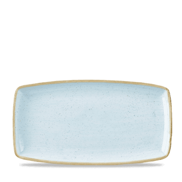 Stonecast Duck Egg Oblong Plate 34.5cm | Box of 6