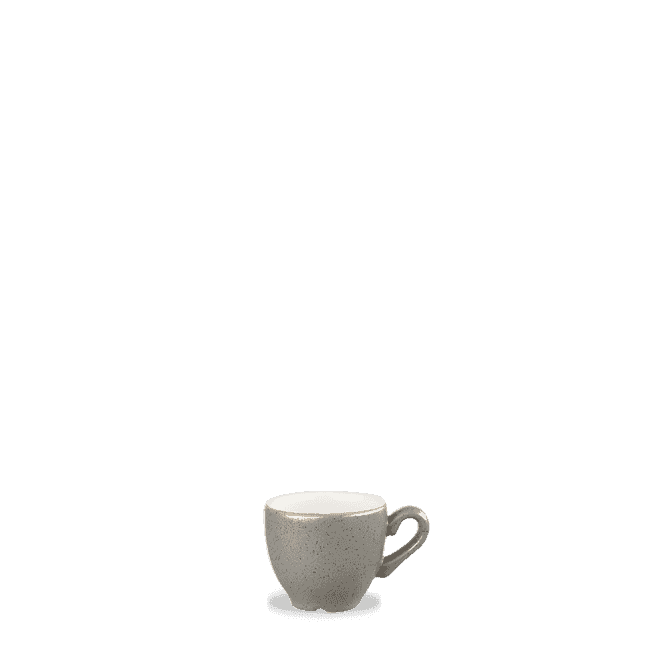 Churchill Stonecast Grey Espresso Cup 9cl | Box of 12