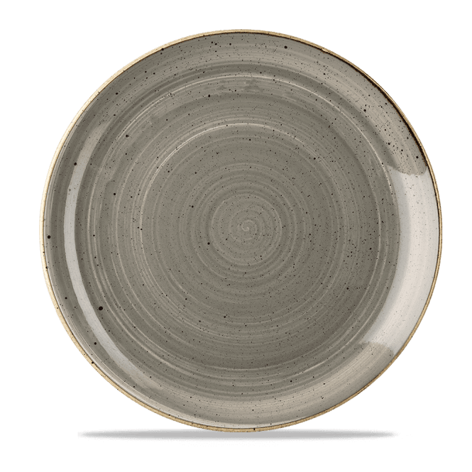 Churchill Stonecast Grey Evolve Coupe Plate 28.8cm | Box of 12