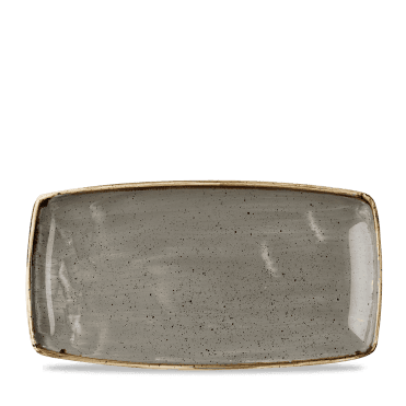 Stonecast Grey Oblong Plate 34.5cm | Box of 6